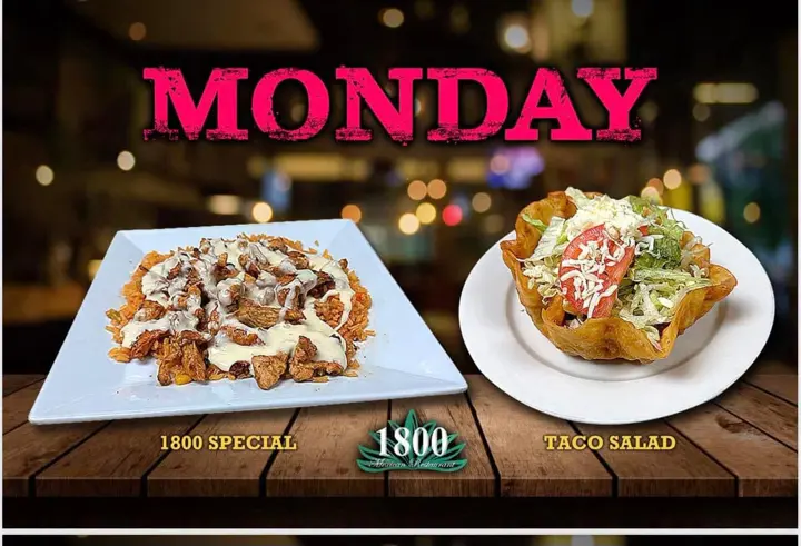 Monday lunch special flyer